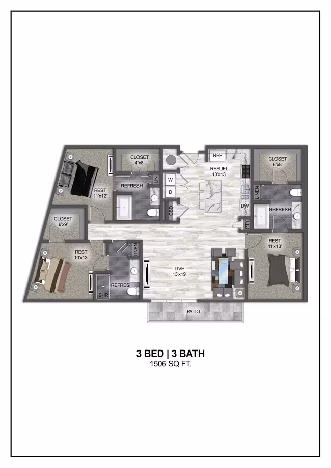 Unit 2246 2246 floor plan