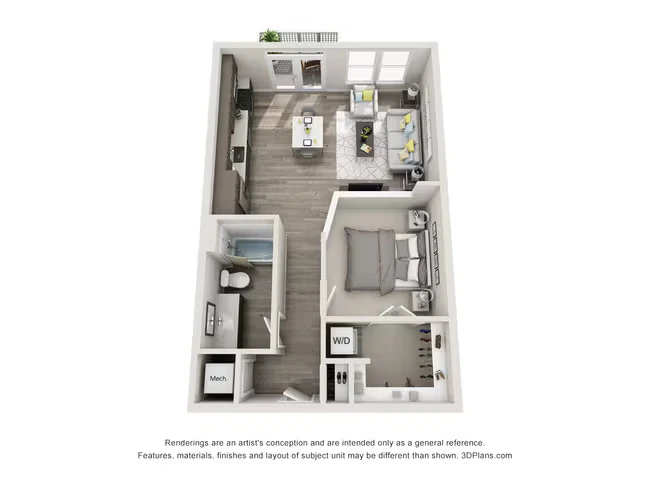 Unit 2318 5205 floor plan