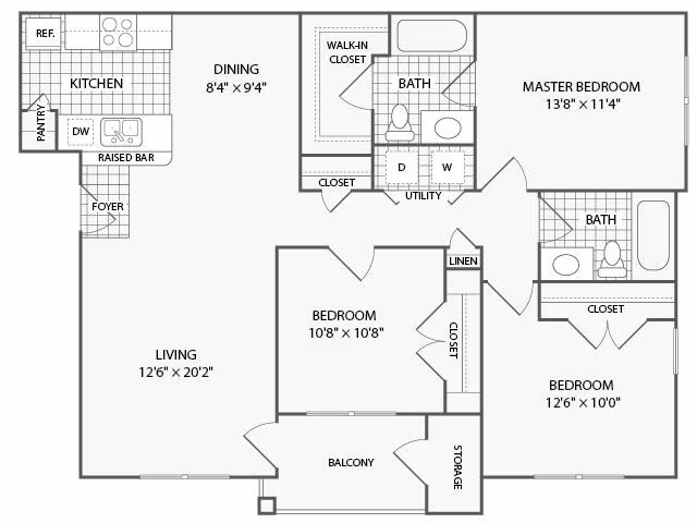 Unit 1027 1022 floor plan