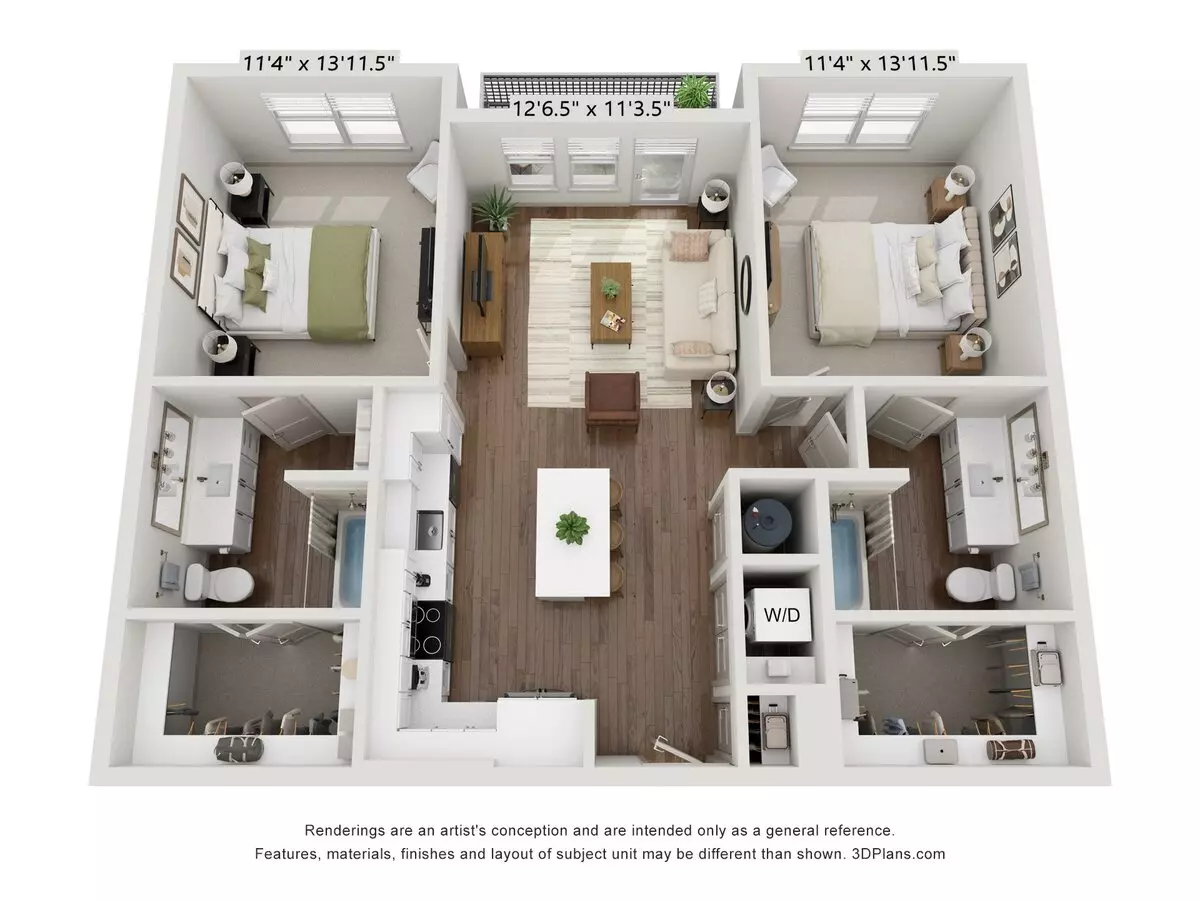 Unit 7301 7301 floor plan
