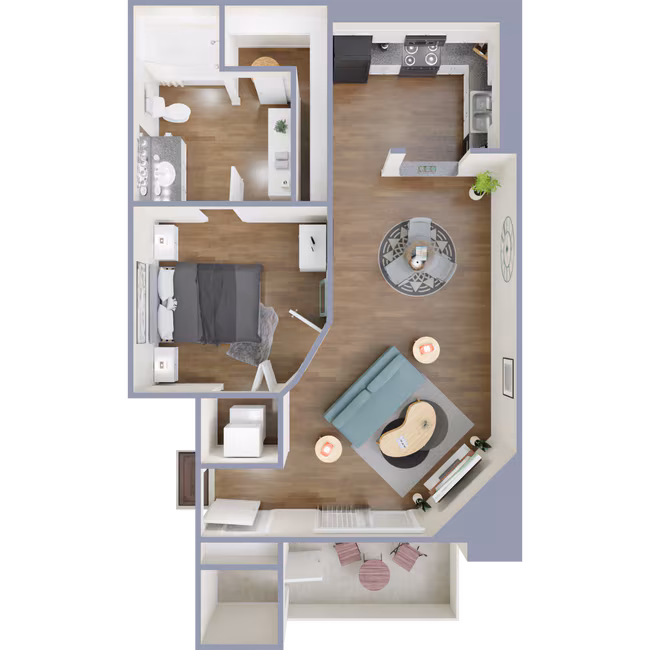 Unit 205 911 floor plan