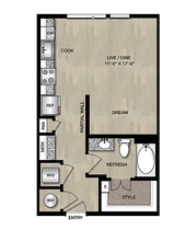 E1 15-15207 floor plan