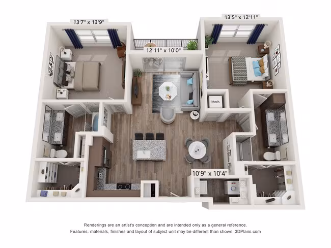 Unit 5124 5224 floor plan