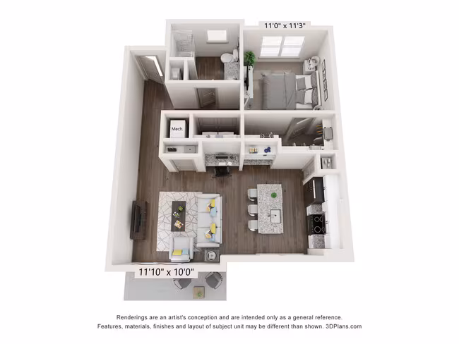 Unit 148A 161A floor plan