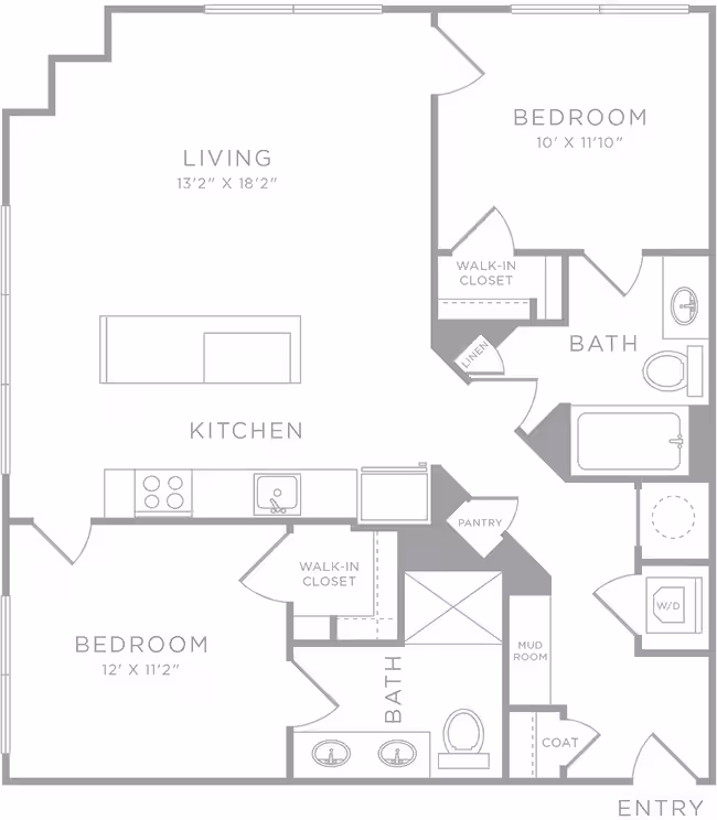 Unit 1-440 1-540 floor plan
