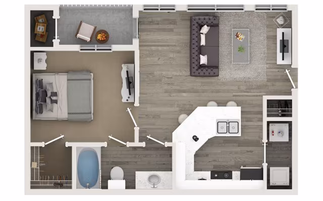 A1 2125-204 floor plan