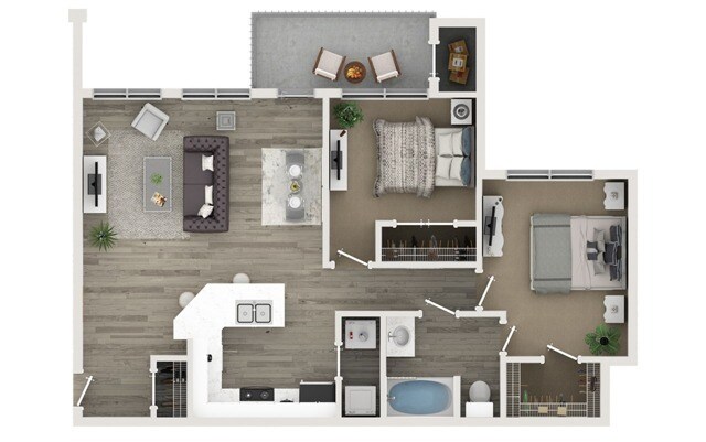 B1 2109-307 floor plan