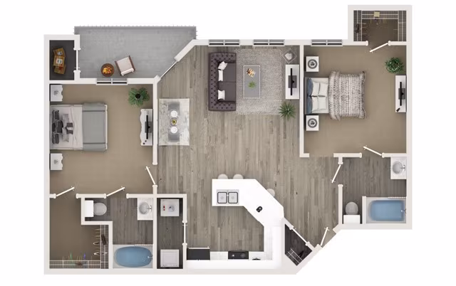 B3 2111-304 floor plan