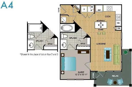 A4 2221 floor plan