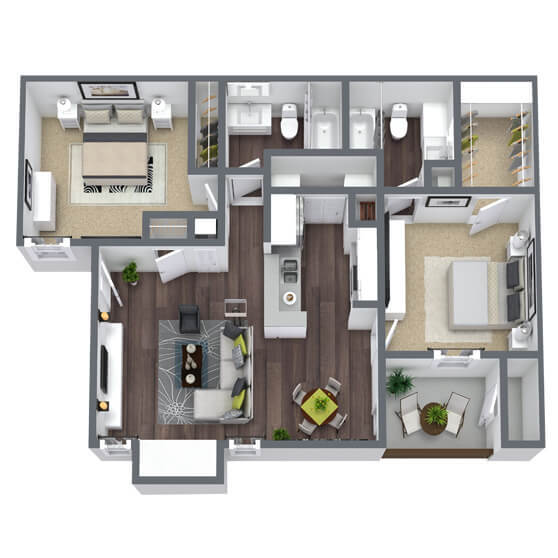 Unit 913 527 floor plan