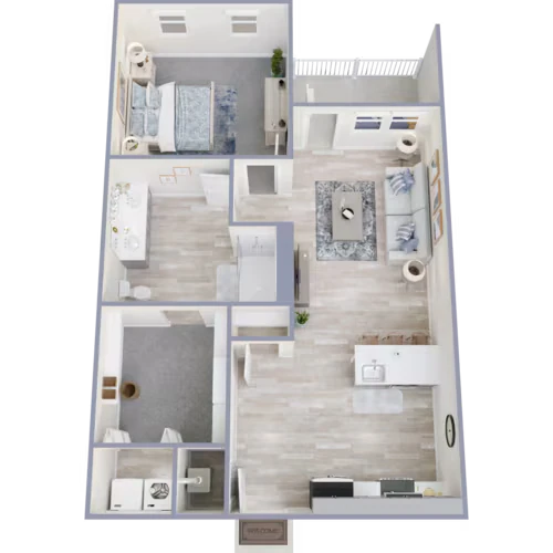 Unit 1321 2115 floor plan
