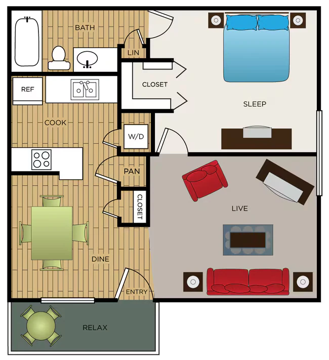 A1 2602 floor plan