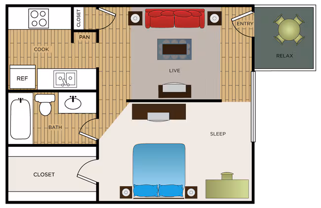 Unit 3416 3416 floor plan