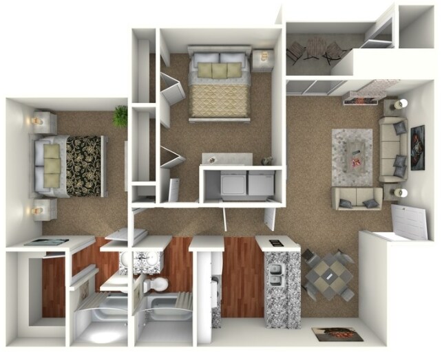 B1R 1224 floor plan