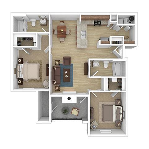 Unit 1416 1416 floor plan