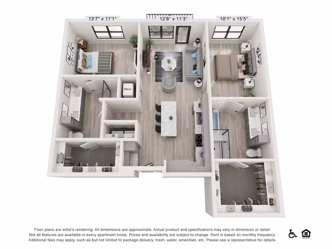 Unit 1221 1221 floor plan