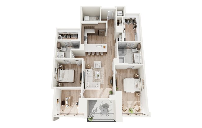 Unit 1-407 1-407 floor plan