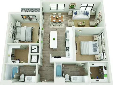 Unit 1-1310 1-1310 floor plan