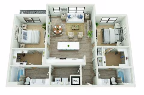 B3 7-7311 floor plan