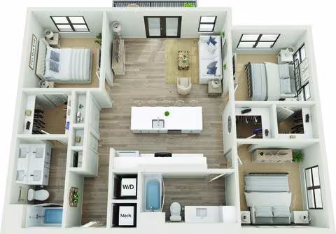 C1 1-1321 floor plan