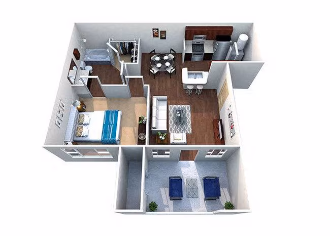 A 825 floor plan