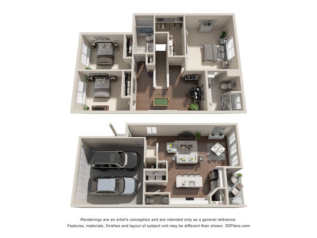 Unit 3422TD 3422TD floor plan
