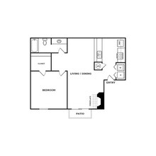1 Bed • 1 Bath 126 floor plan