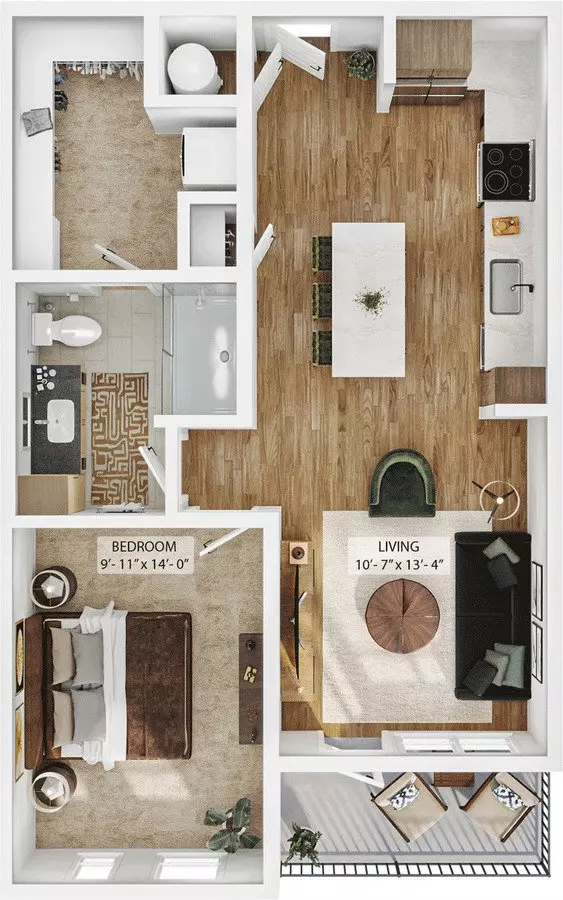 Unit 460 460 floor plan