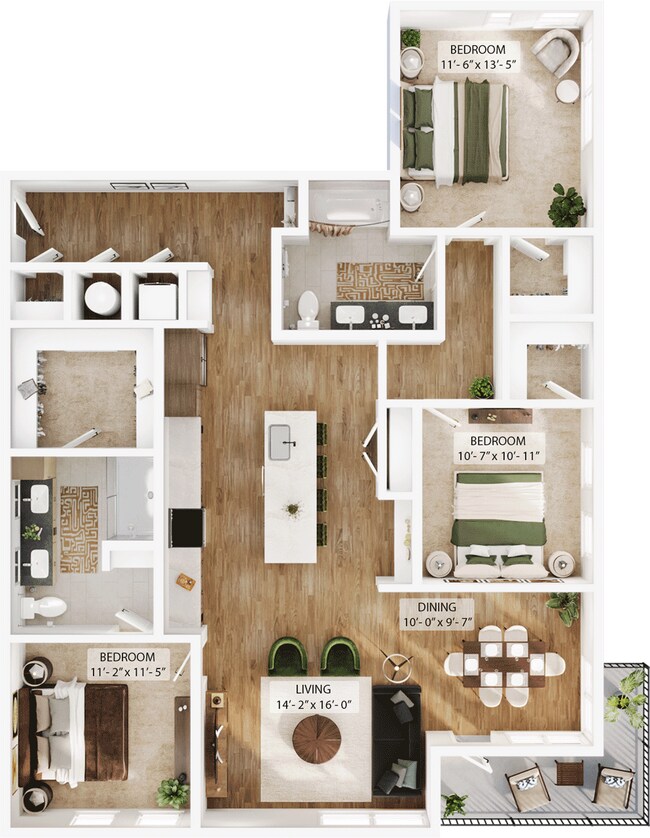 C2 1-124 floor plan