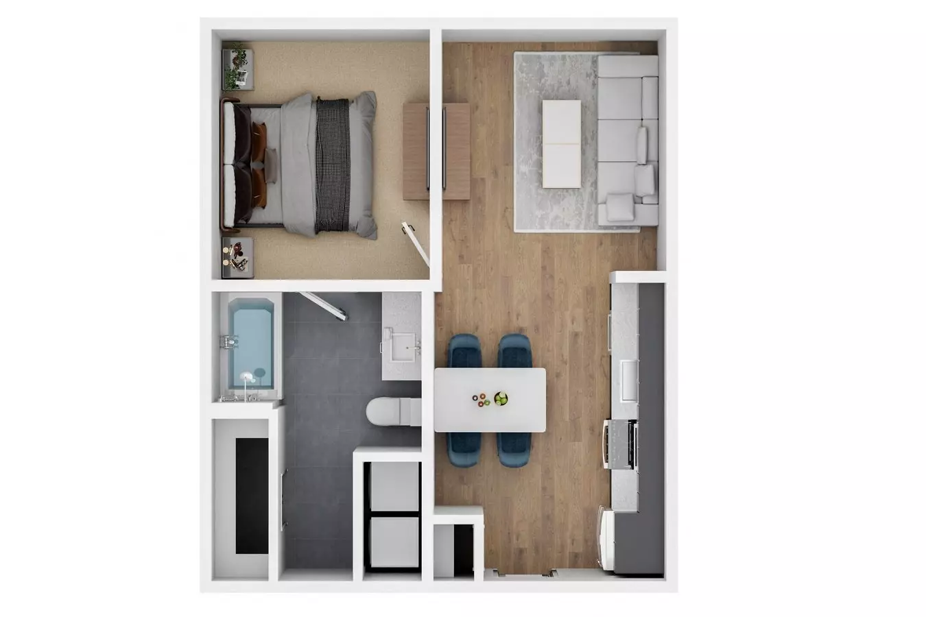 Unit 3529 3707 floor plan