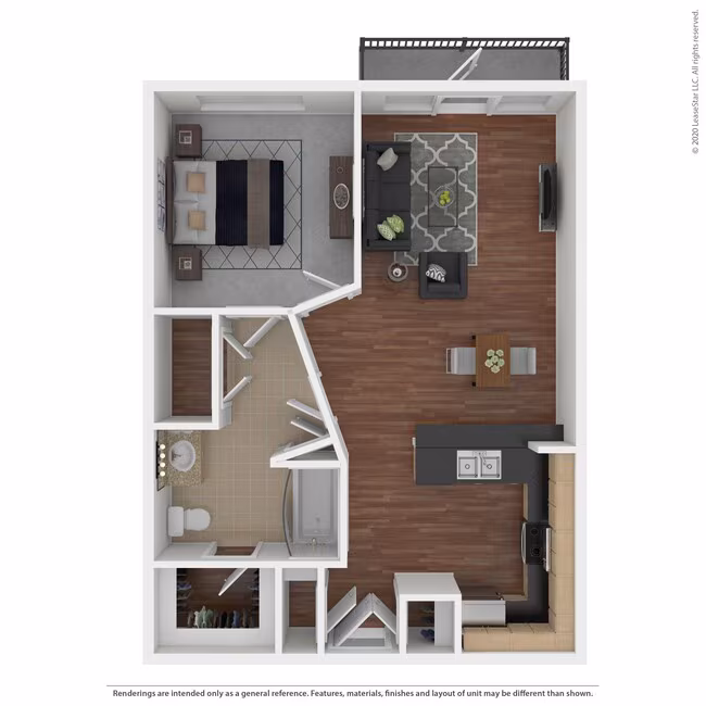 Unit 535 111 floor plan
