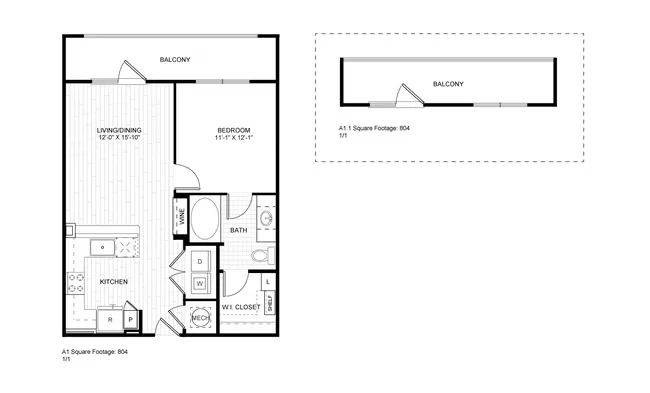 Unit 410 149 floor plan