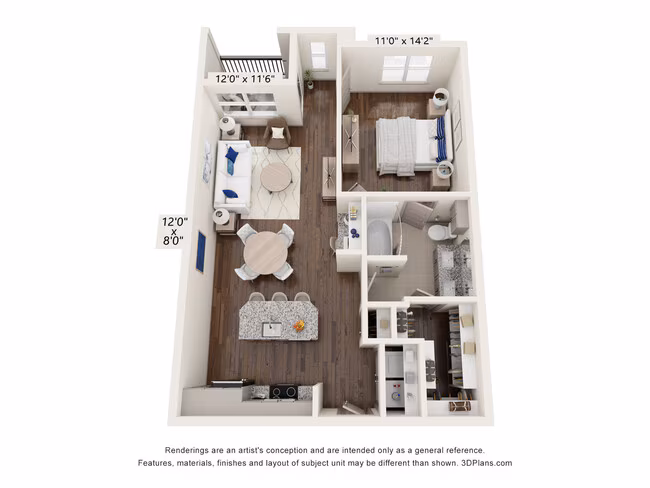 Unit 3109 6304 floor plan