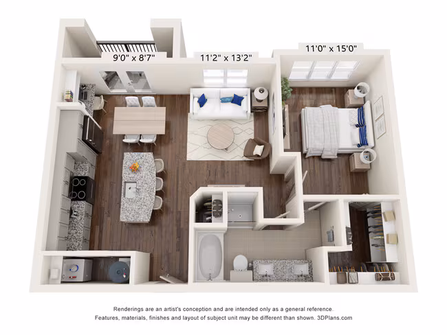 Unit 3314 2208 floor plan
