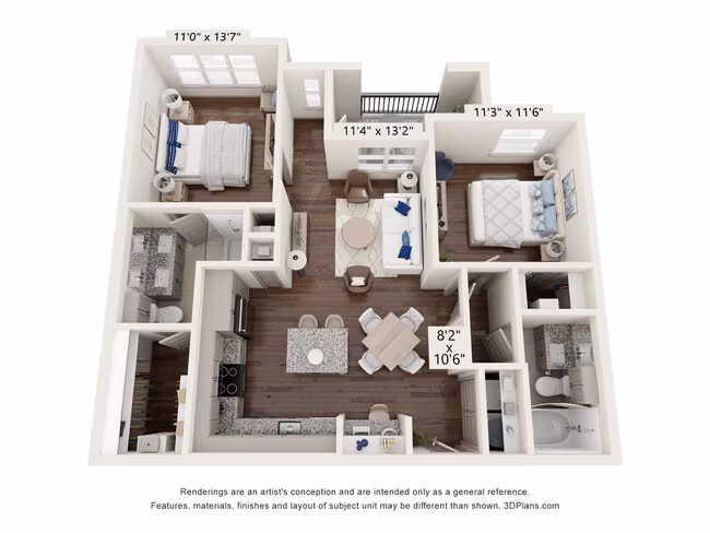 Unit 7203 2103 floor plan