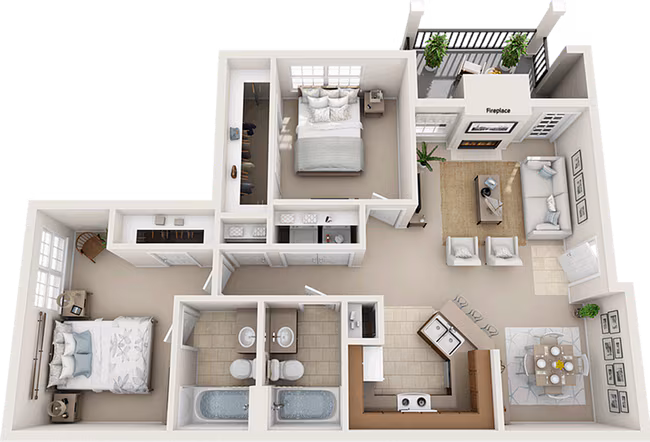 Unit 5-532 8-838 floor plan