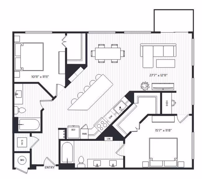 Unit 1151 1151 floor plan