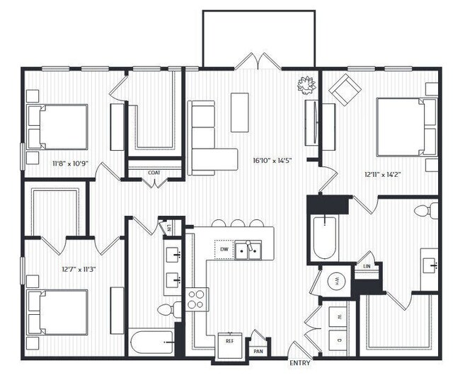 Unit 3101 3101 floor plan
