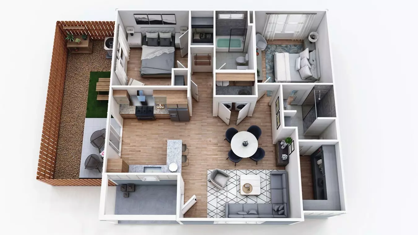 B1 201 floor plan