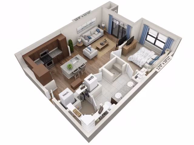 Unit 2134 2134 floor plan