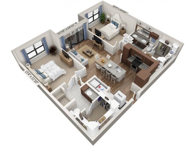 Unit 4130 4130 floor plan