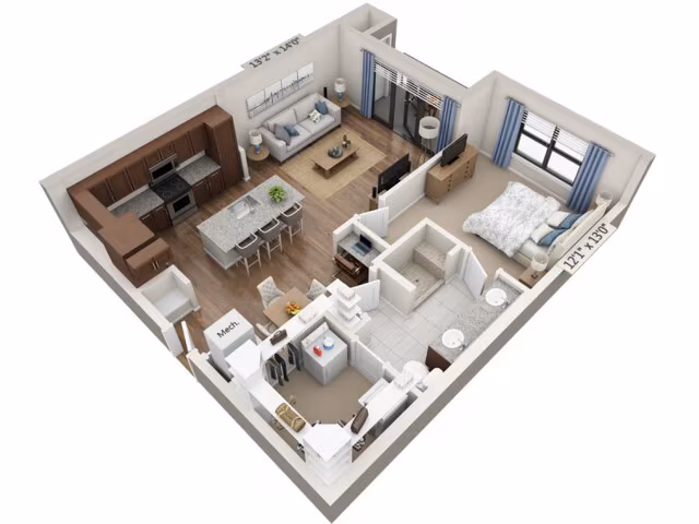Unit 4135 4135 floor plan