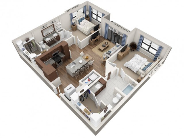 Unit 4101 4101 floor plan