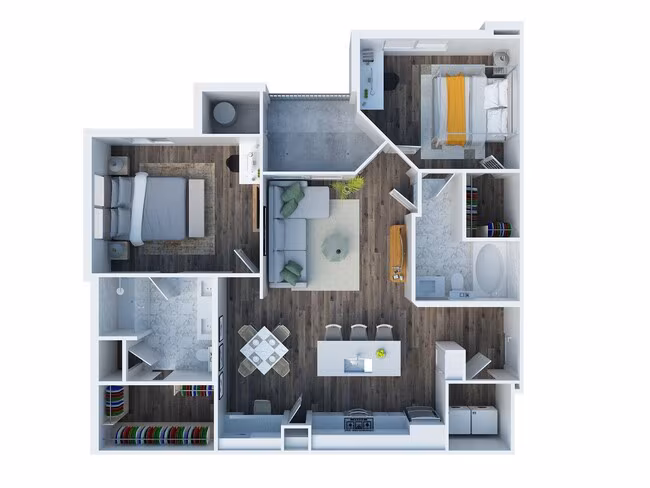 B1 411 floor plan