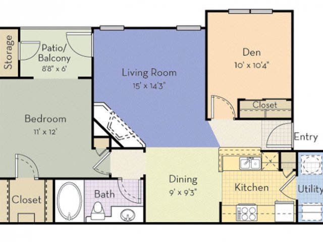Unit 1623 1623 floor plan