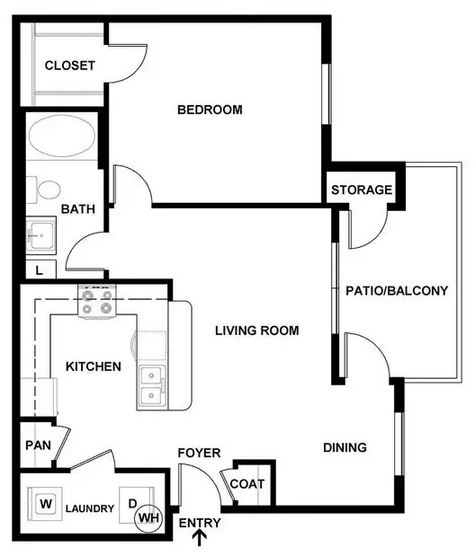 Unit 1832 1832 floor plan