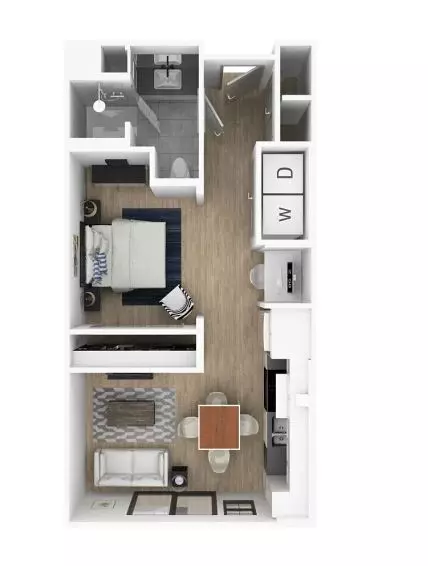 Unit 6113 5242 floor plan