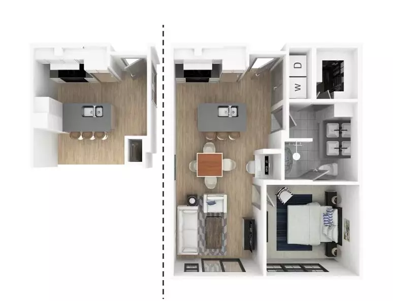 Unit 4411 3208 floor plan