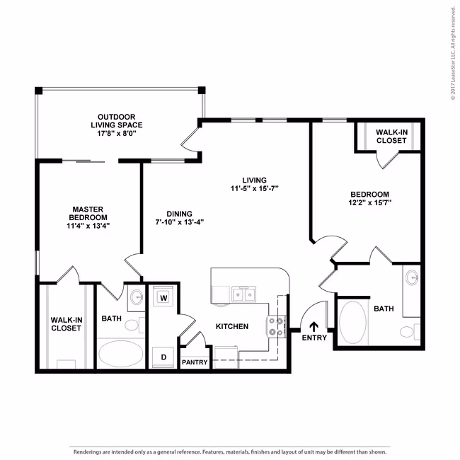 Unit 332 338 floor plan