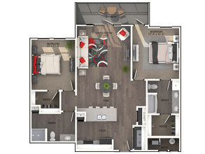Unit 6302 6302 floor plan